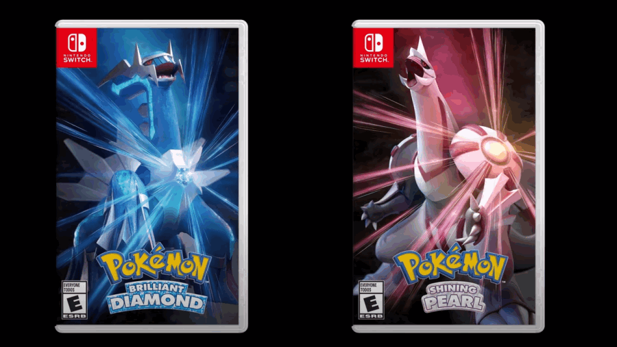 Pokemon Brilliant Diamond Shining Pearl Box Art