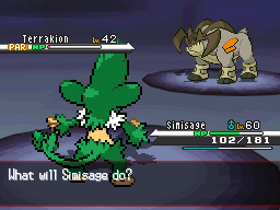 Pokémon Black White Terrakion