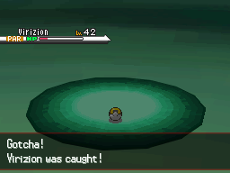 Pokémon Black White Virizion