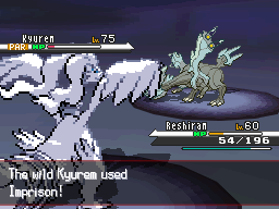 Pokémon Black White Kyurem