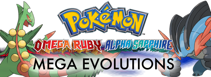 pokemon omega ruby and alpha sapphire mega evolutions