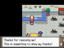 Pokemon Platinum Bike Shop