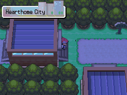 Pokemon Platinum Hearthome entrance